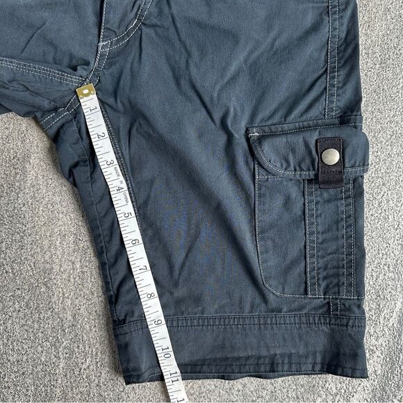 EUC Kuhl Black Free Range Long Shorts 11” inseam UPF 50 Cargo Pockets Size 2 - Picture 11 of 14